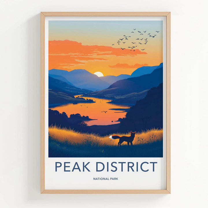 Peak District Poster - Scenic Landscape Print