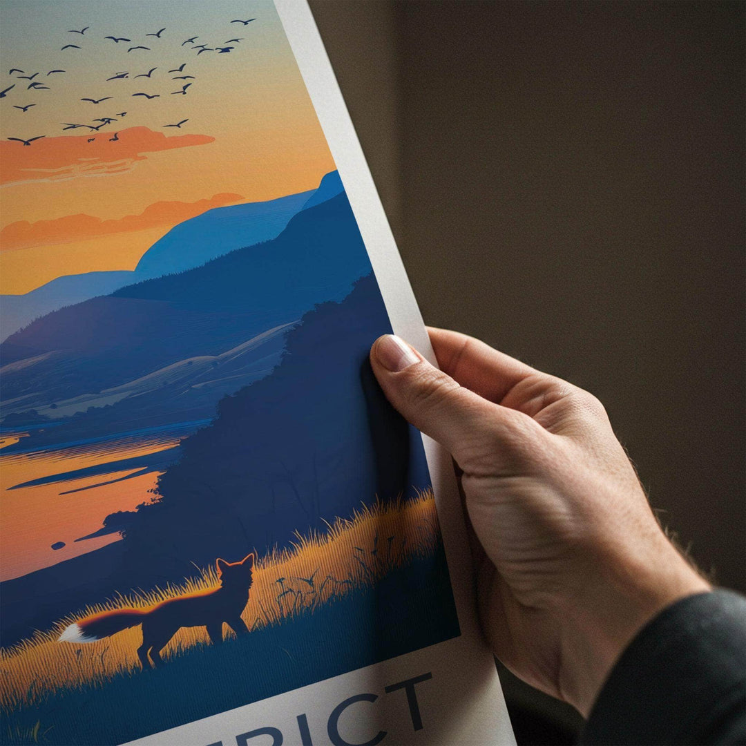 Peak District Poster - Scenic Landscape Print