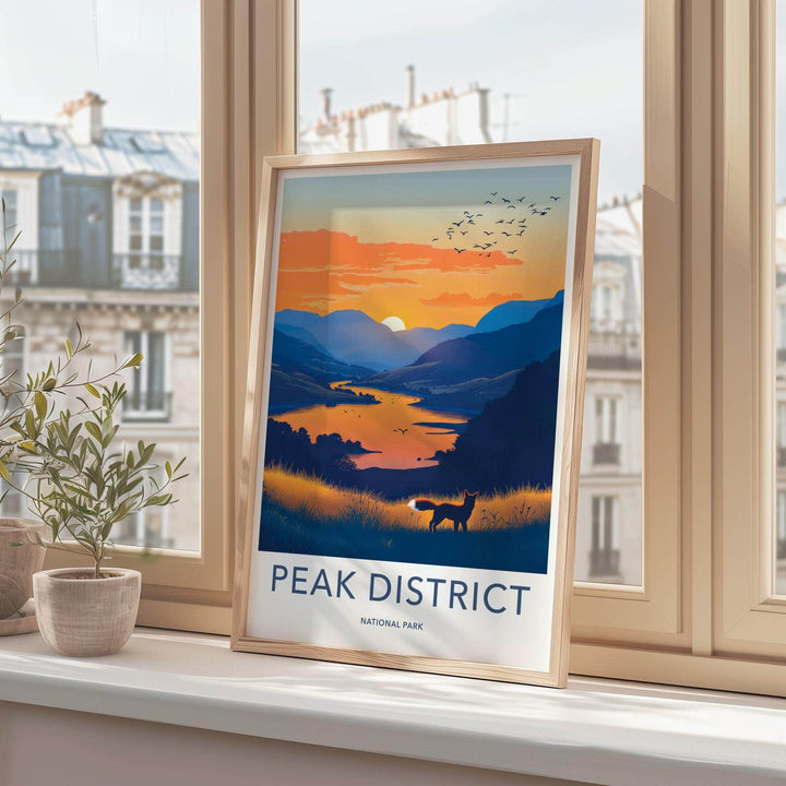 Peak District Poster - Scenic Landscape Print