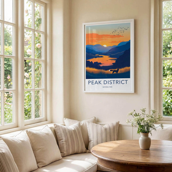Peak District Poster - Scenic Landscape Print