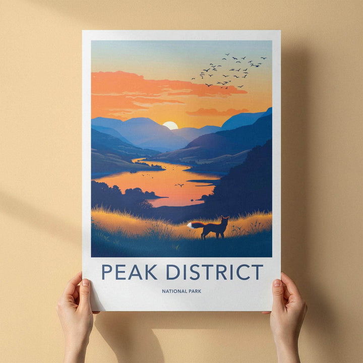 Peak District Poster - Scenic Landscape Print