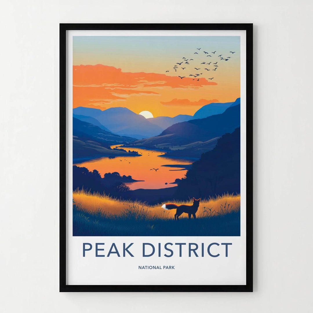 Peak District Poster - Scenic Landscape Print