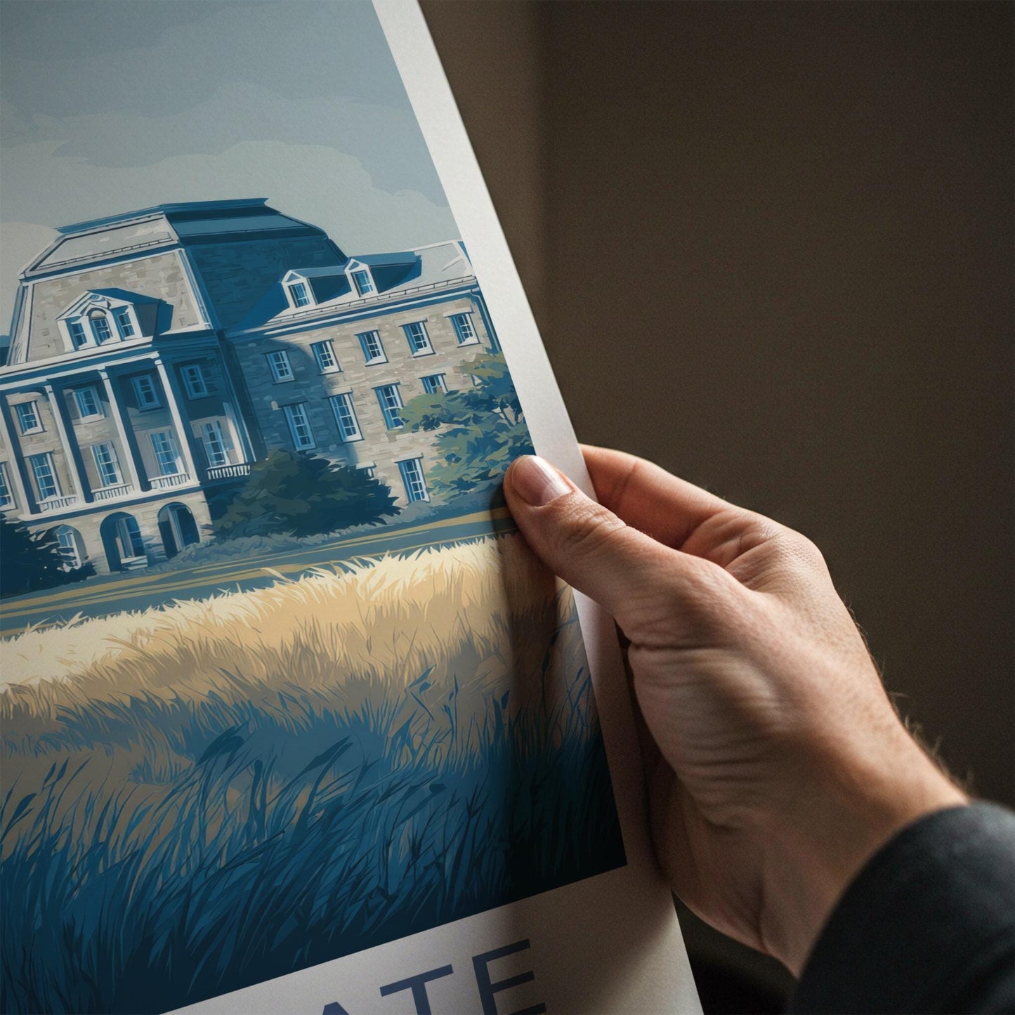 Penn State Poster - Pennsylvania Art Print - Historic Campus Building Home Decor