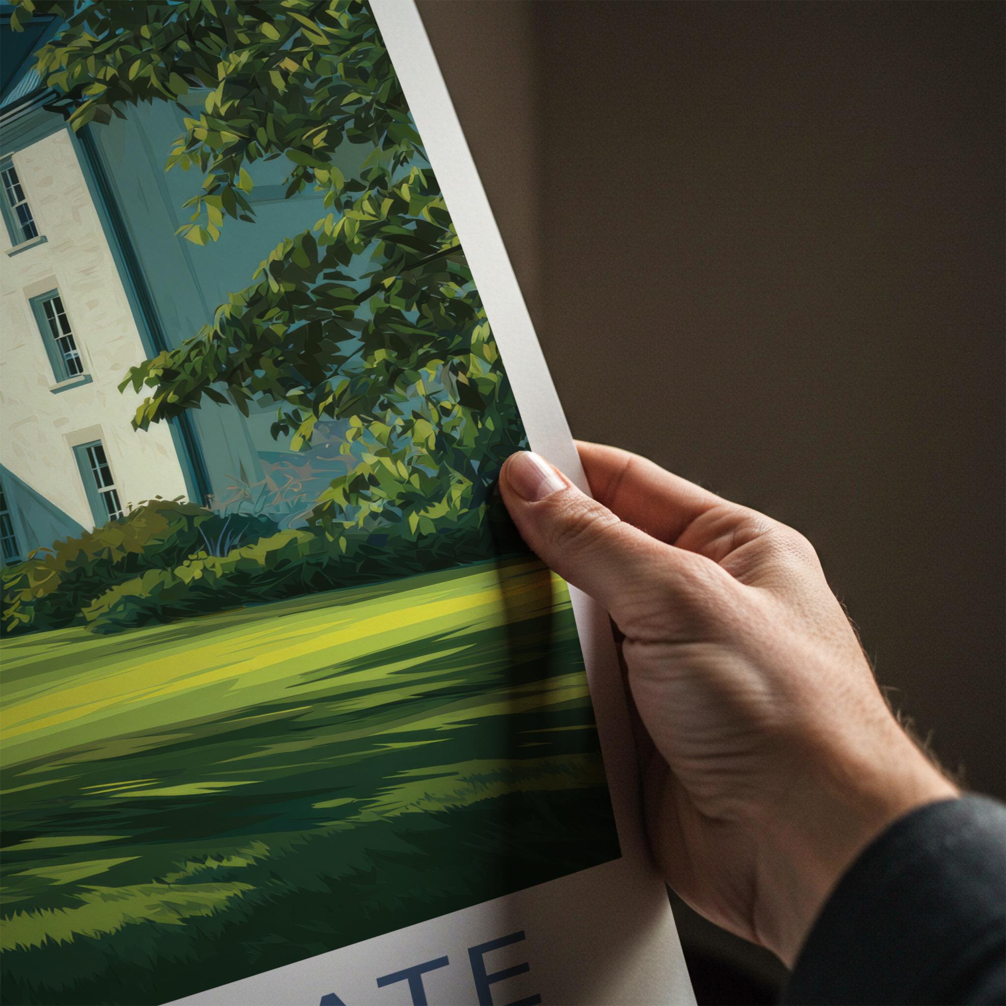 Penn State Poster - Pennsylvania Wall Art - Historic Campus Green Home Decor