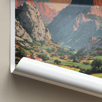 Picos de Europa Poster - Spain Travel Art - Green Valley Homes Home Decor