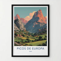 Picos de Europa Poster - Spain Travel Art - Green Valley Homes Home Decor