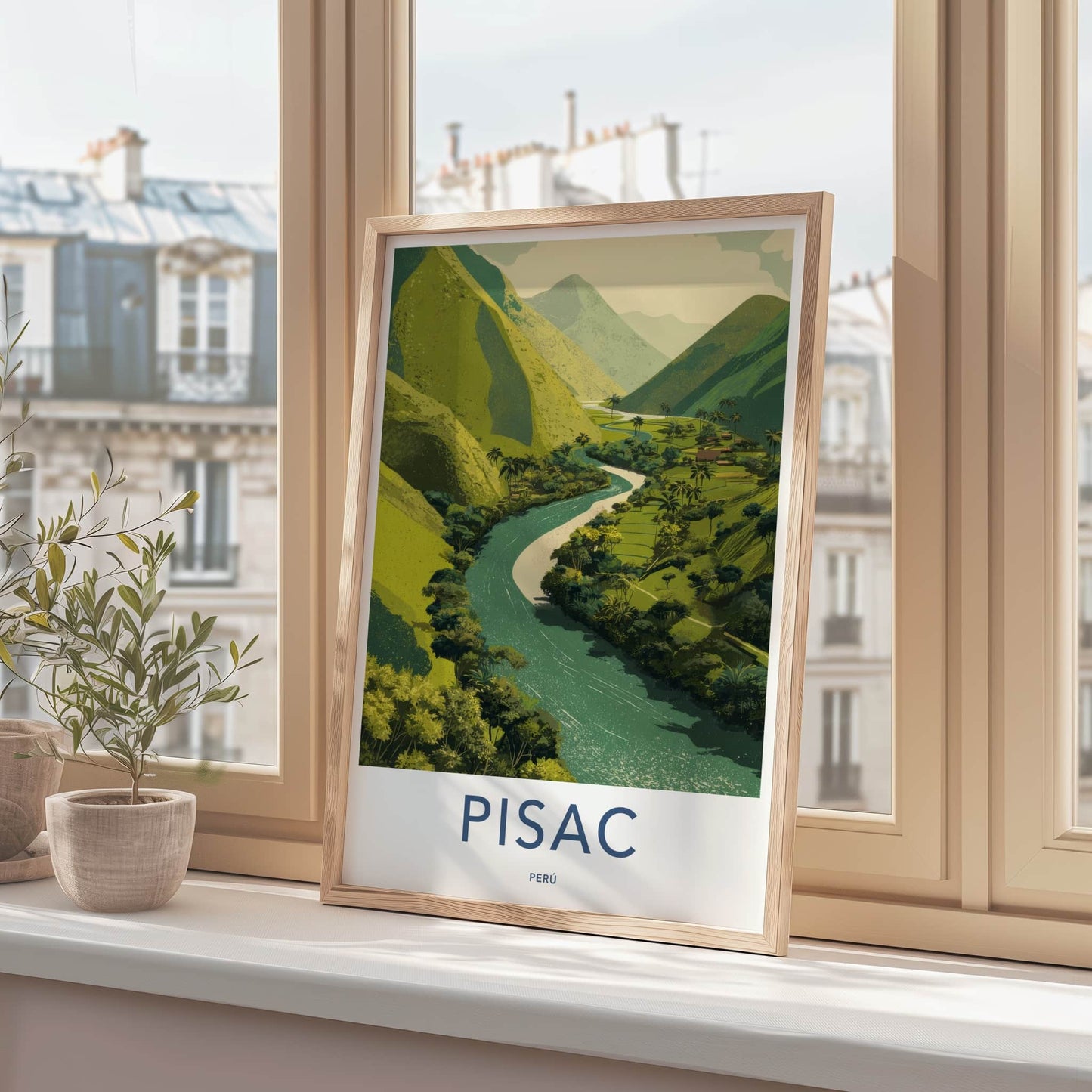 Pisac Poster - Peru Framed Art - River Valley Village Gallery Art