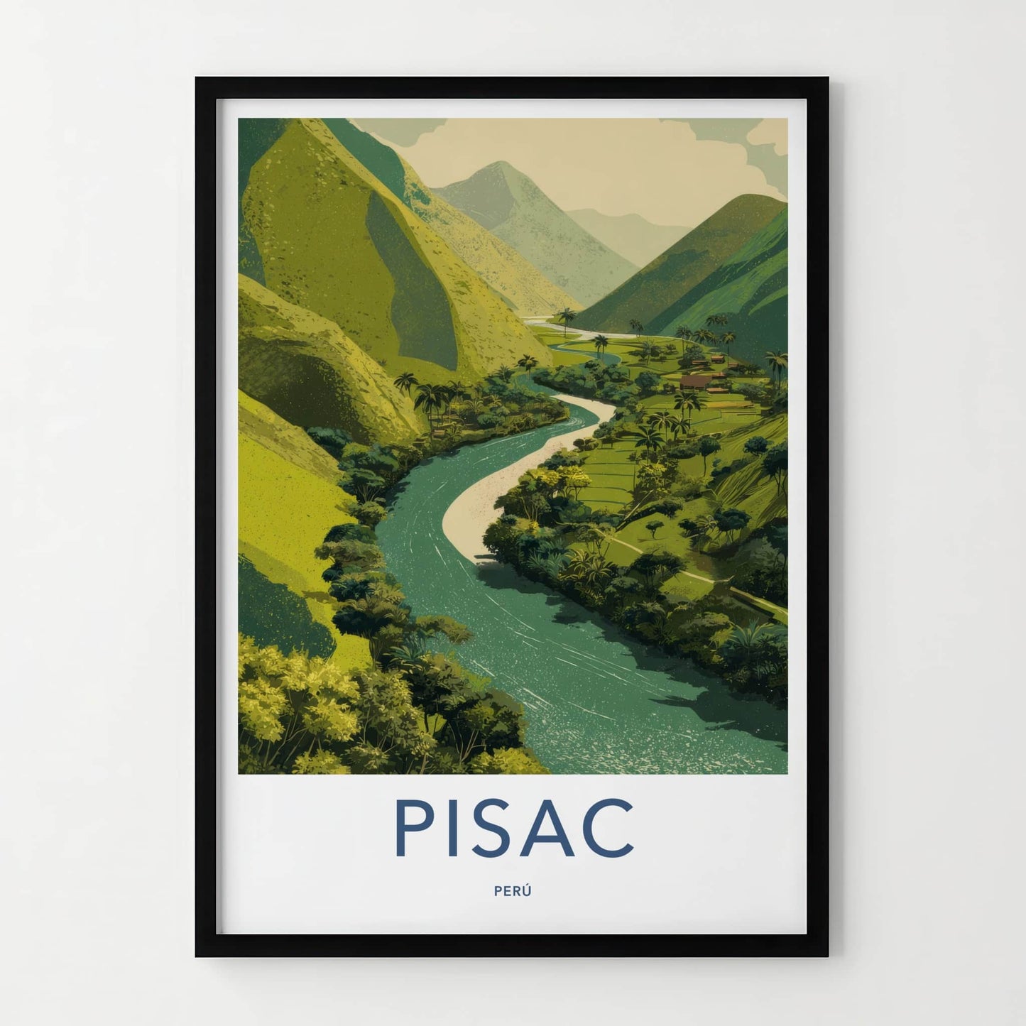 Pisac Poster - Peru Framed Art - River Valley Village Gallery Art