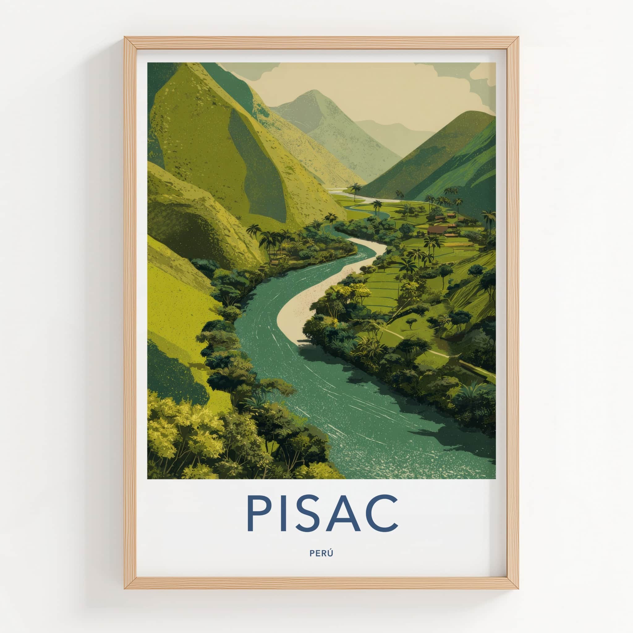 Pisac Poster - Peru Framed Art - River Valley Village Gallery Art