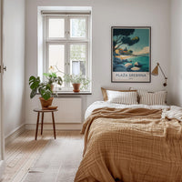 Plaza Srebrna Poster - Croatia Travel Art - Rocky Beach View Home Decor