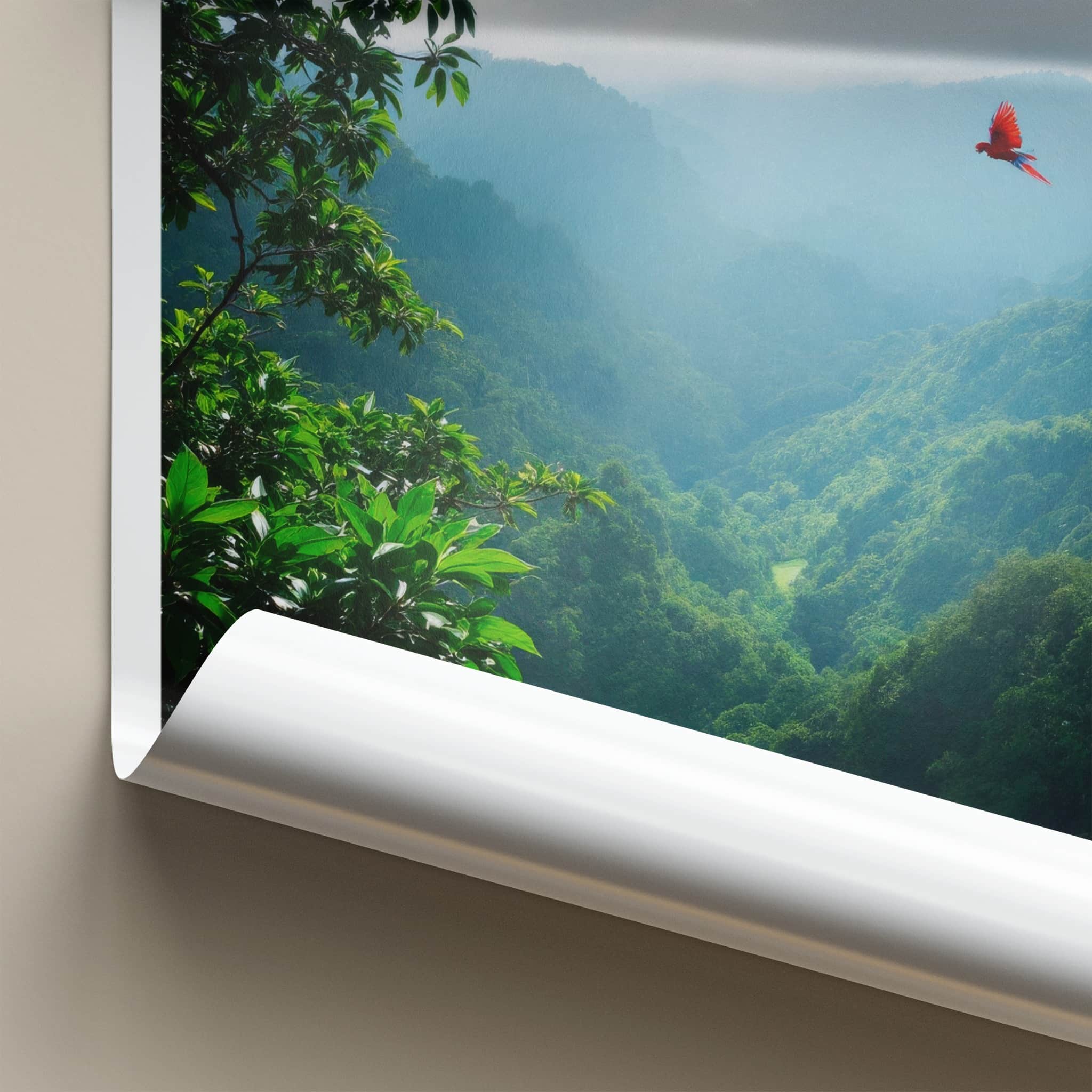 Puntarenas Poster - Costa Rica Travel Art - Vivid Macaw Valley Home Decor
