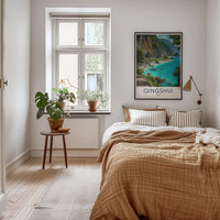Qingshui Poster - Taiwan Travel Art - Coastal Road Cliffs Home Decor