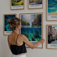 Raja Ampat Poster - Indonesia Travel Art - Clear Water Tropical Wall Decor