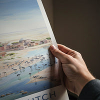 Rann of Kutch Poster - India Fine Art - Gujarat Sandy River Flamingos Gift