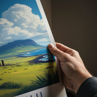 Rapa Nui Poster - Chile Travel Art - Ancient Moai Statues Home Decor