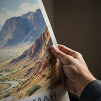 Ras Al Khaimah Poster - United Arab Emirates Winding Road Gallery Art
