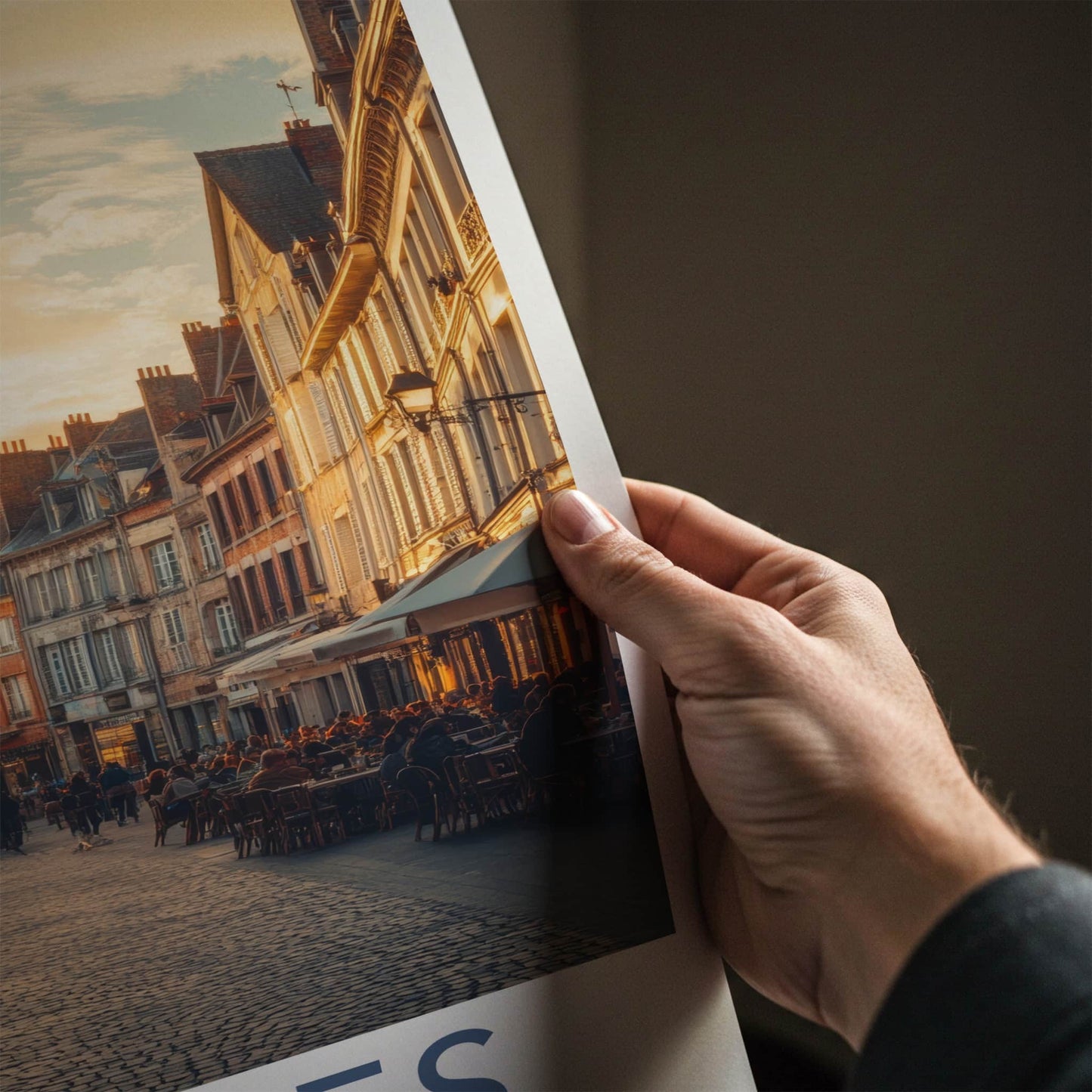 Rennes Poster - France Travel Art - Historic Clock Tower Wall Decor