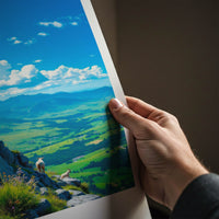 Rila Poster - Bulgaria Wall Art - Mountain Goats Vista Home Decor