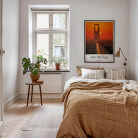 Riyadh Poster - Saudi Arabia Travel Print - Vibrant Skyline Travel Decor
