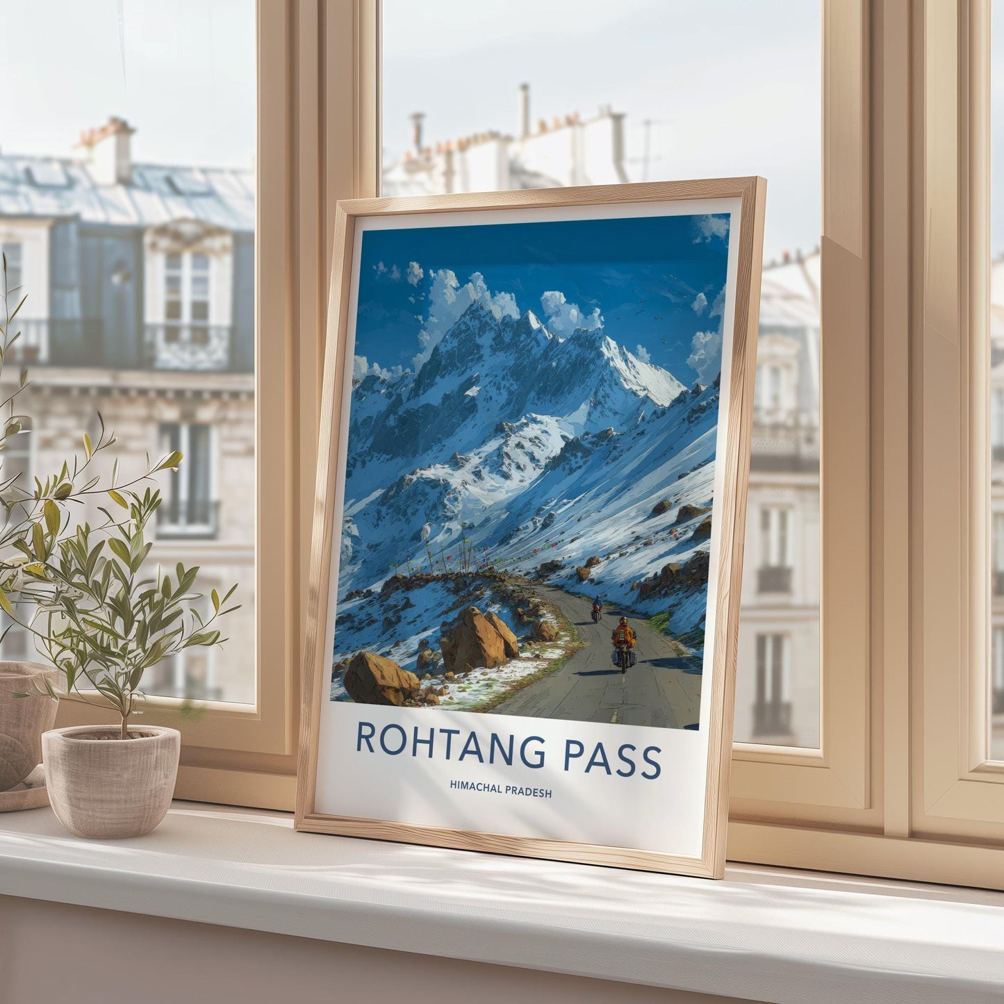 Rohtang Pass Poster - India Art Print - Himachal Pradesh Pass Wall Decor