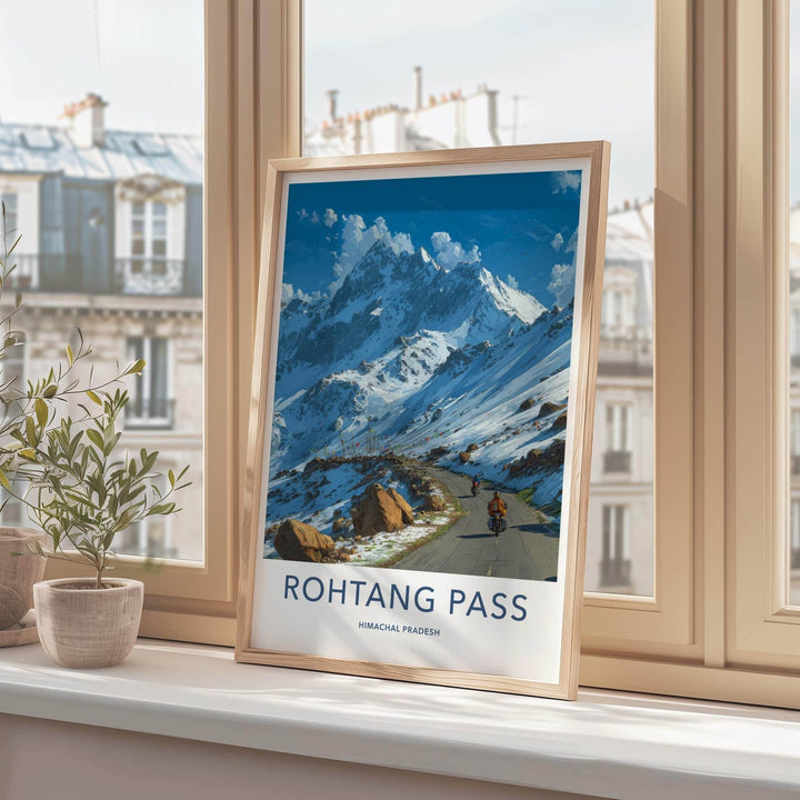 Rohtang Pass Poster - India Art Print - Himachal Pradesh Pass Wall Decor