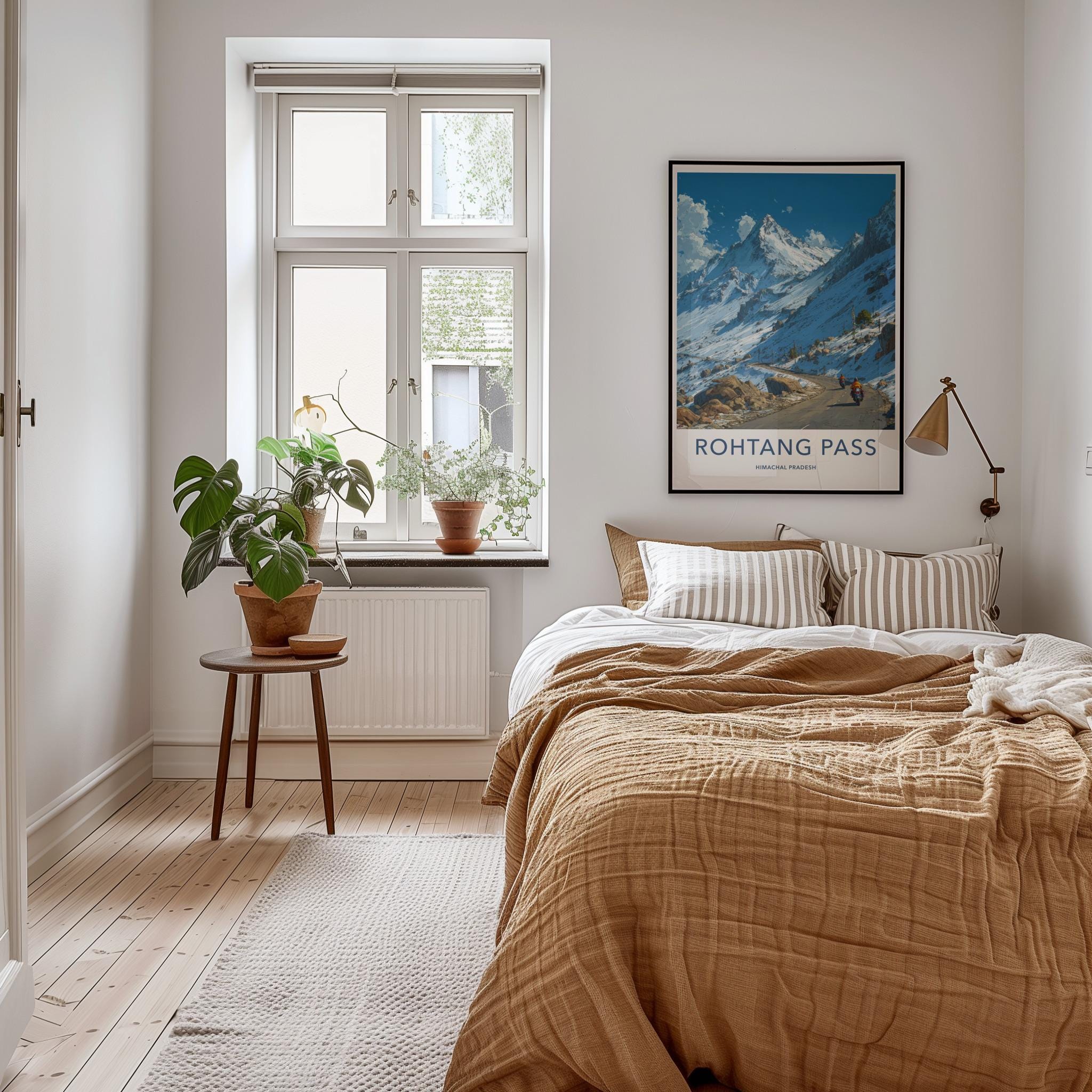 Rohtang Pass Poster - India Wall Art - Himachal Pradesh Snowy Peak Ride Gift