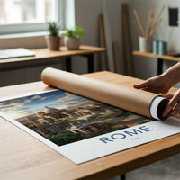 Rome Poster - Italy Travel Art - Grand Roman Architecture Wall Decor