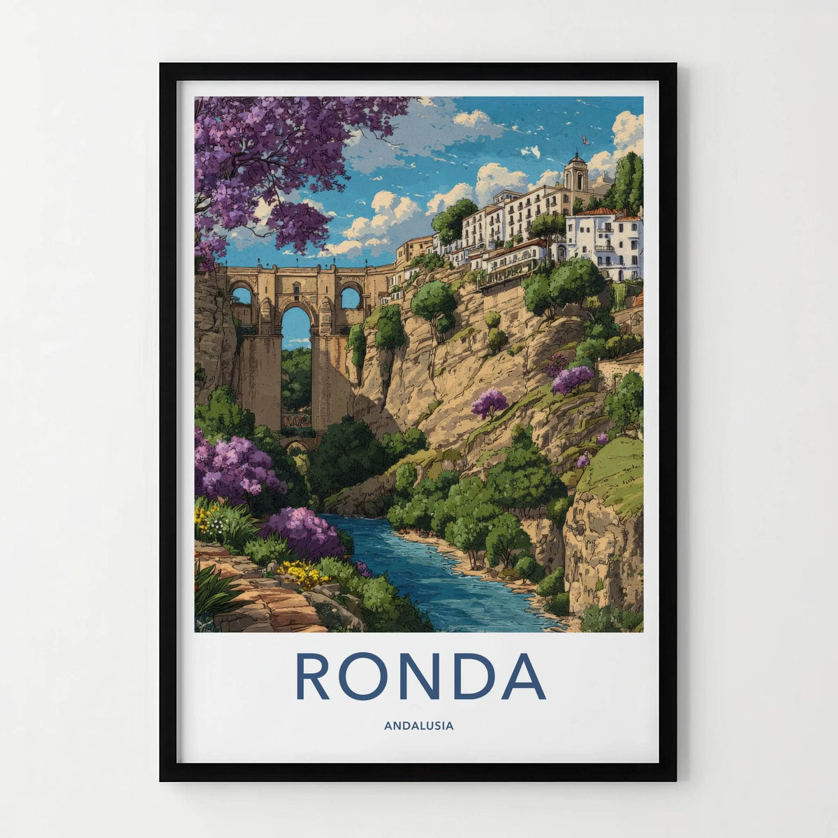 Ronda Poster - Spain Travel Art