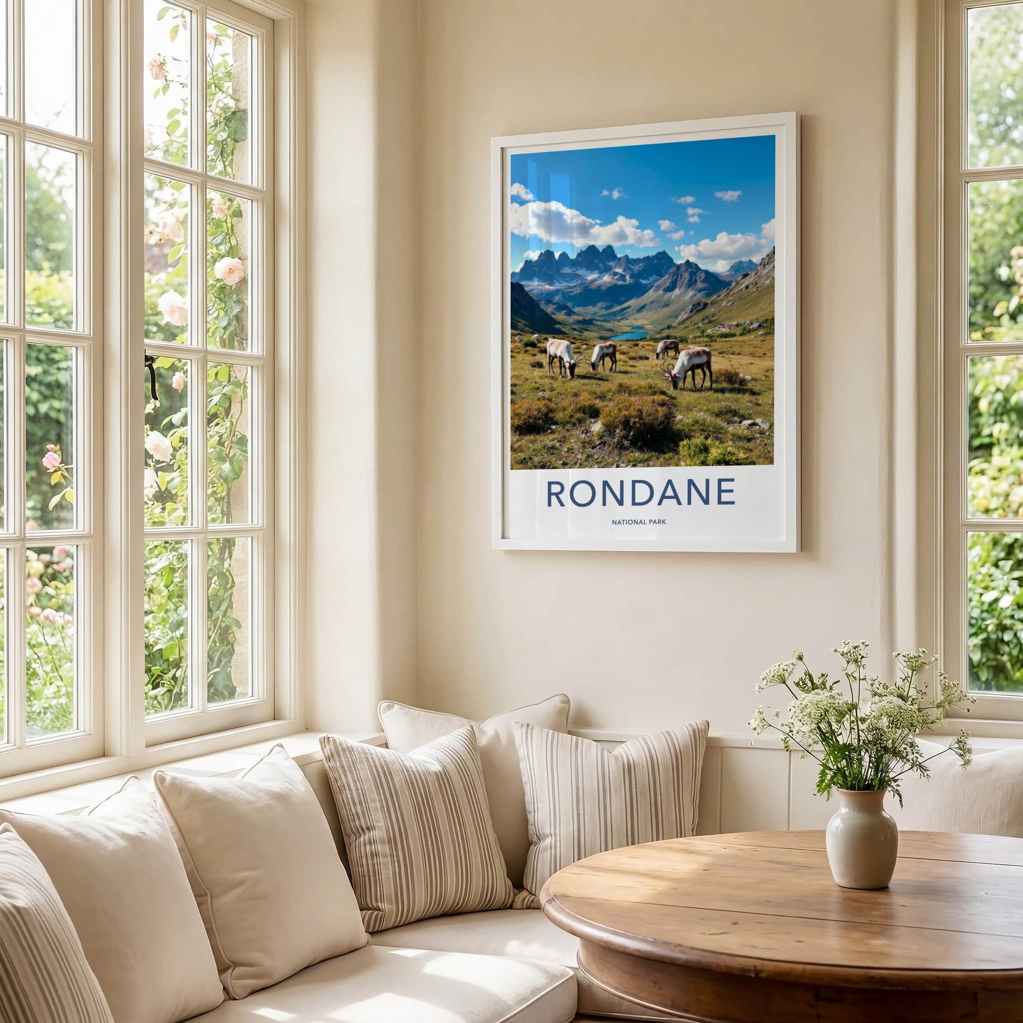 Rondane National Park Poster - Norway Travel Art - Wild Reindeer Mountains Home Decor