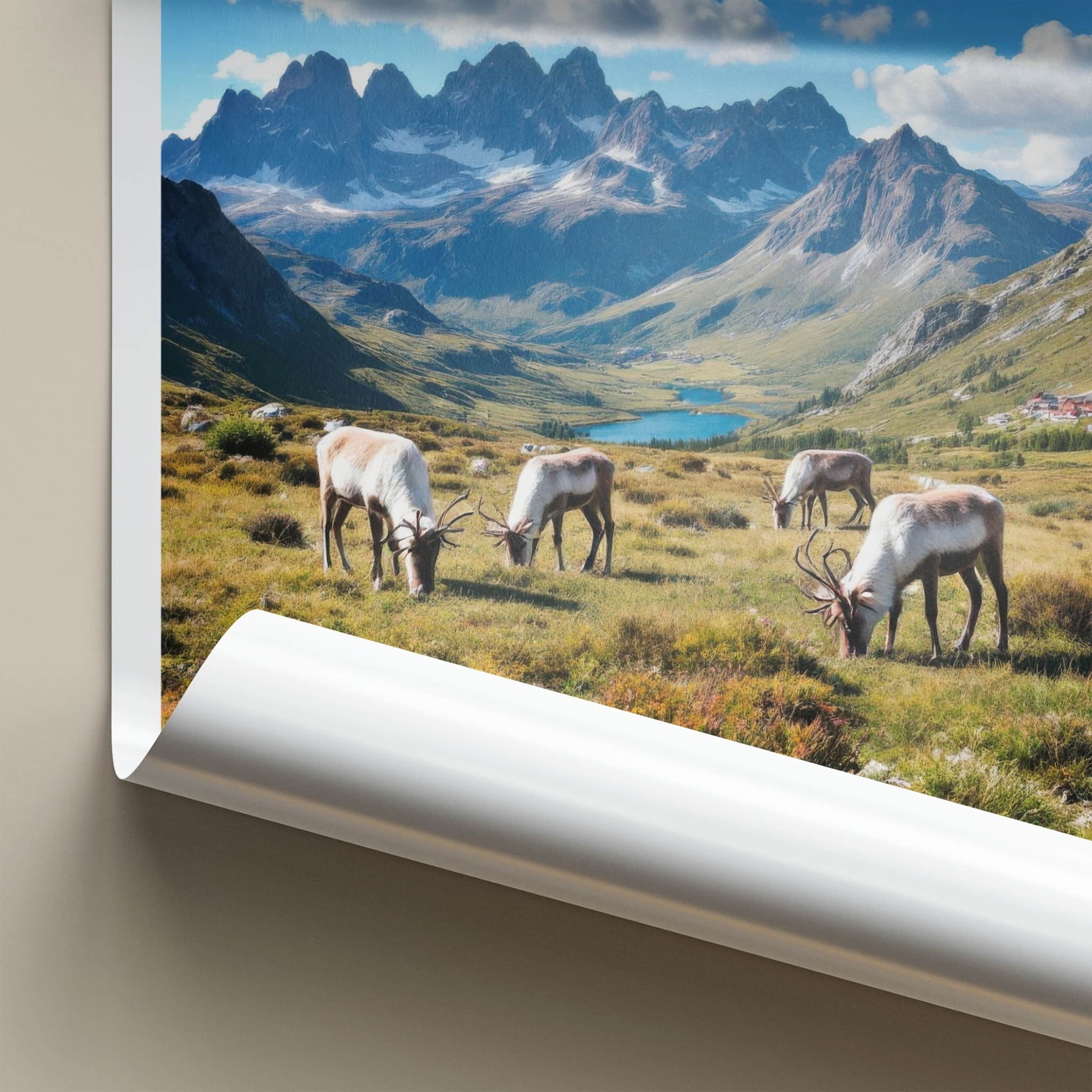 Rondane National Park Poster - Norway Travel Art - Wild Reindeer Mountains Home Decor