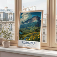 Roraima Poster - Venezuela Majestic Tepui Overlook Wall Art