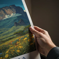 Roraima Poster - Venezuela Majestic Tepui Overlook Wall Art