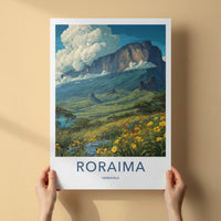 Roraima Poster - Venezuela Majestic Tepui Overlook Wall Art