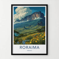 Roraima Poster - Venezuela Majestic Tepui Overlook Wall Art