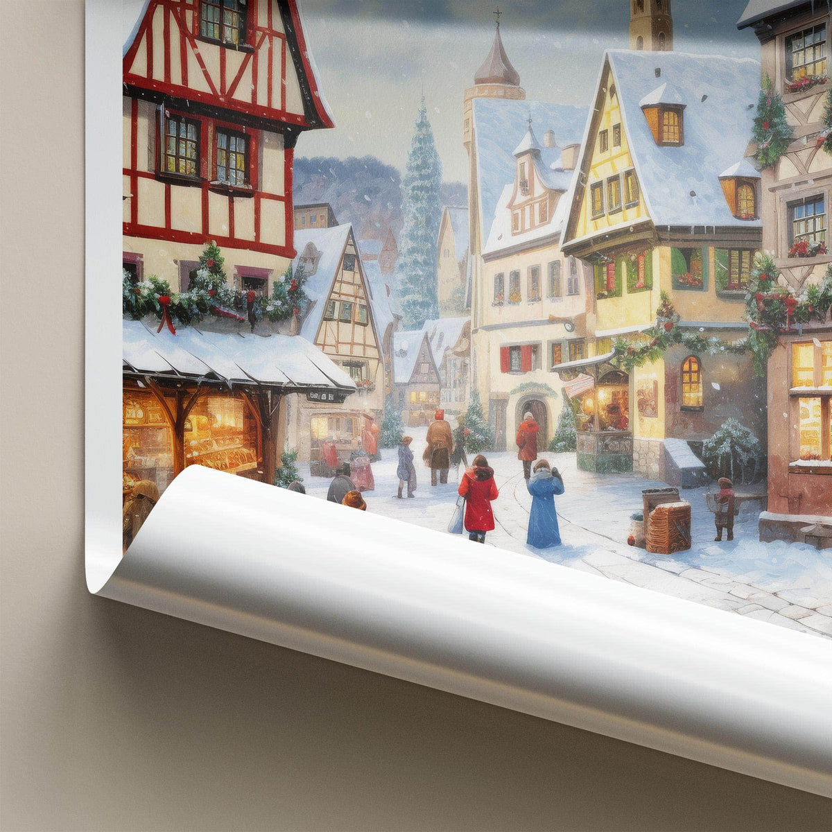 Rothenburg Wall Art - Historic German Town Poster