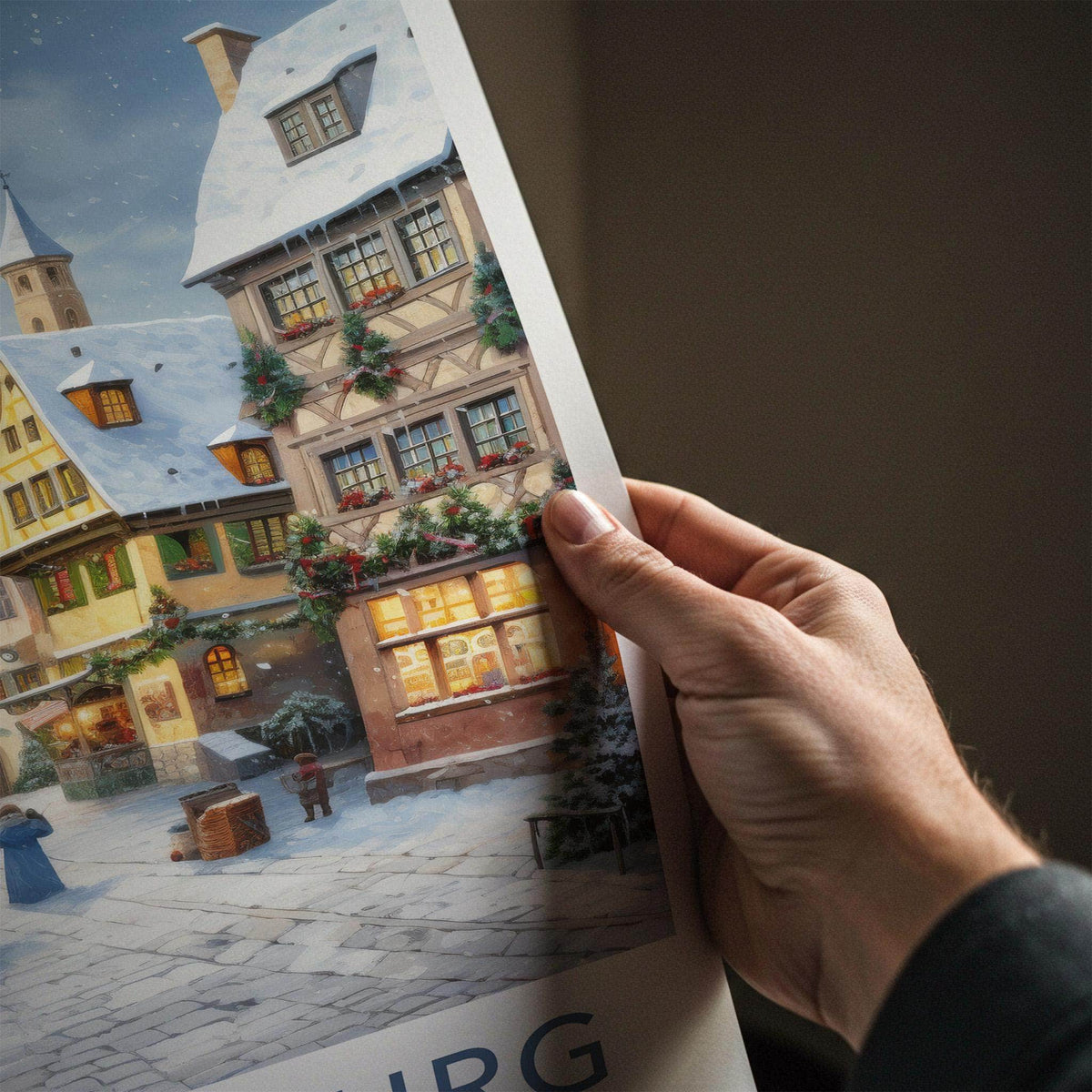 Rothenburg Wall Art - Historic German Town Poster