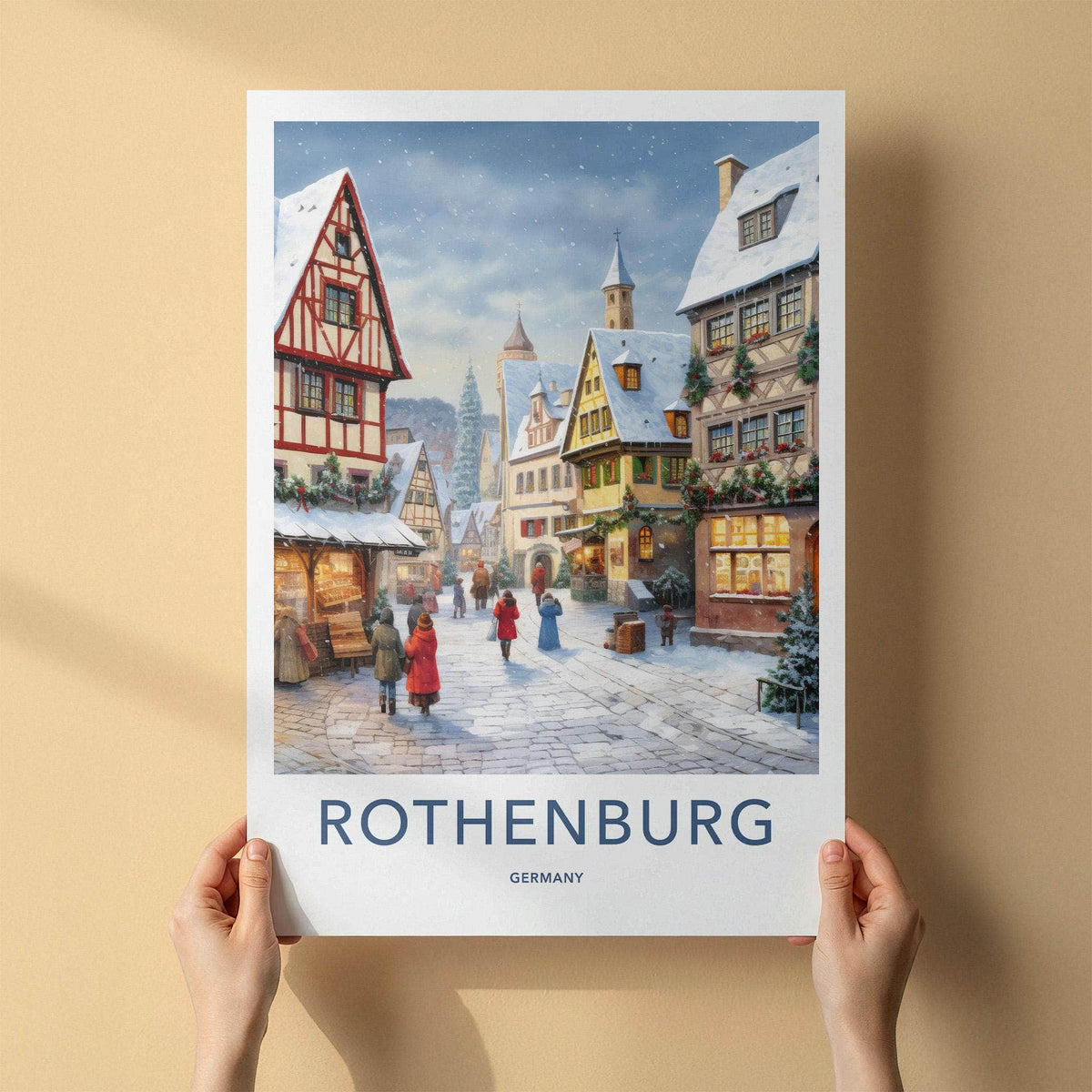 Rothenburg Wall Art - Historic German Town Poster