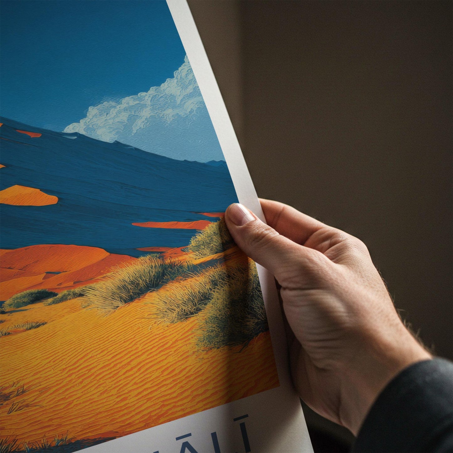 Rub Al Khali Poster - Saudi Arabia Wall Art - Desert Dune View Home Decor