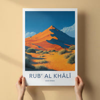Rub Al Khali Poster - Saudi Arabia Wall Art - Desert Dune View Home Decor