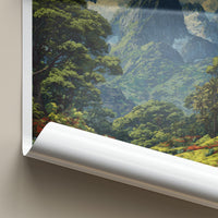 Rwenzori Mountains Poster - Uganda Travel Art - Lush Green Peaks Home Decor