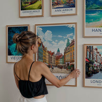 Rzeszow Poster - Poland Travel Art - Colorful Market Square Home Decor
