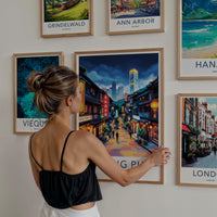 Sai Ying Pun Poster - Hong Kong Wall Art - Vibrant Street Scene Home Decor