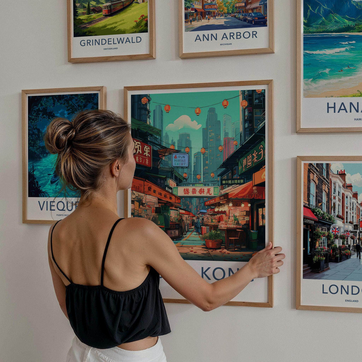 Sai Ying Pun Poster - Vibrant Hong Kong Wall Art