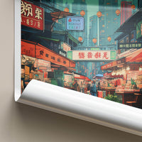 Sai Ying Pun Poster - Vibrant Hong Kong Wall Art