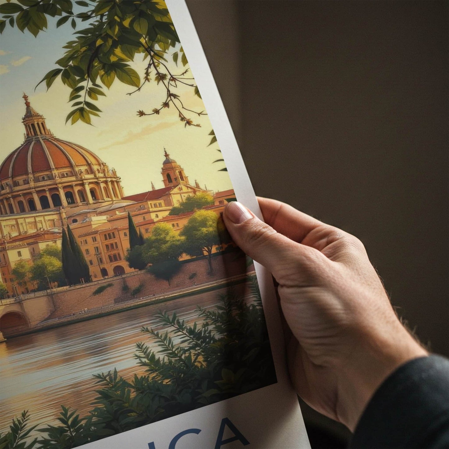 Salamanca Poster - Spain Travel Print - Old City River Gallery Art