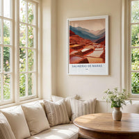 Salineras de Maras Poster - Peru Travel Print - Maras Salt Pans Home Decor