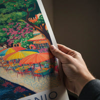 San Antonio Poster - Texas Travel Art - Lively Riverwalk City Home Decor