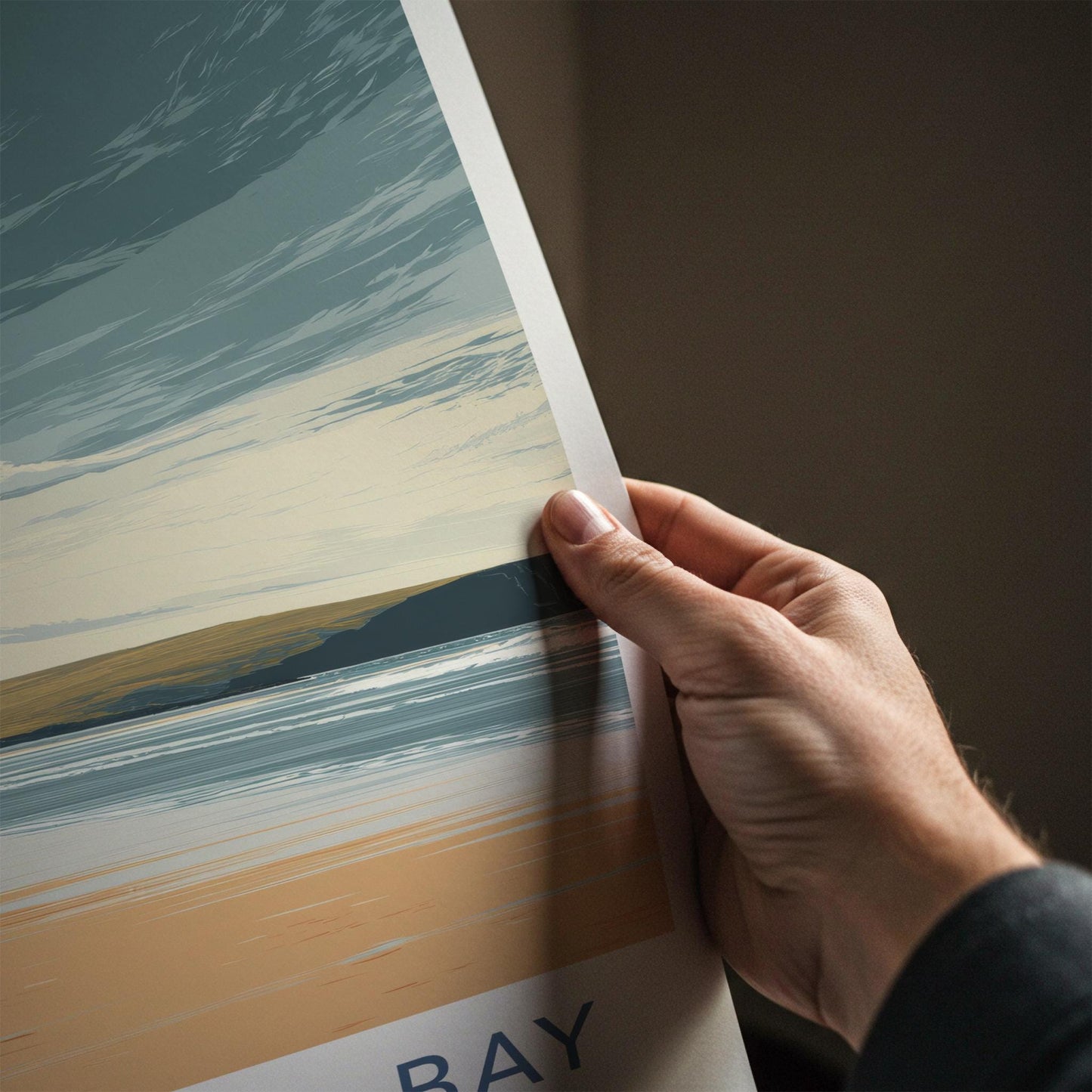 Sandwood Bay Poster - Scotland Travel Art - Coastal Beach Cliffs Home Decor