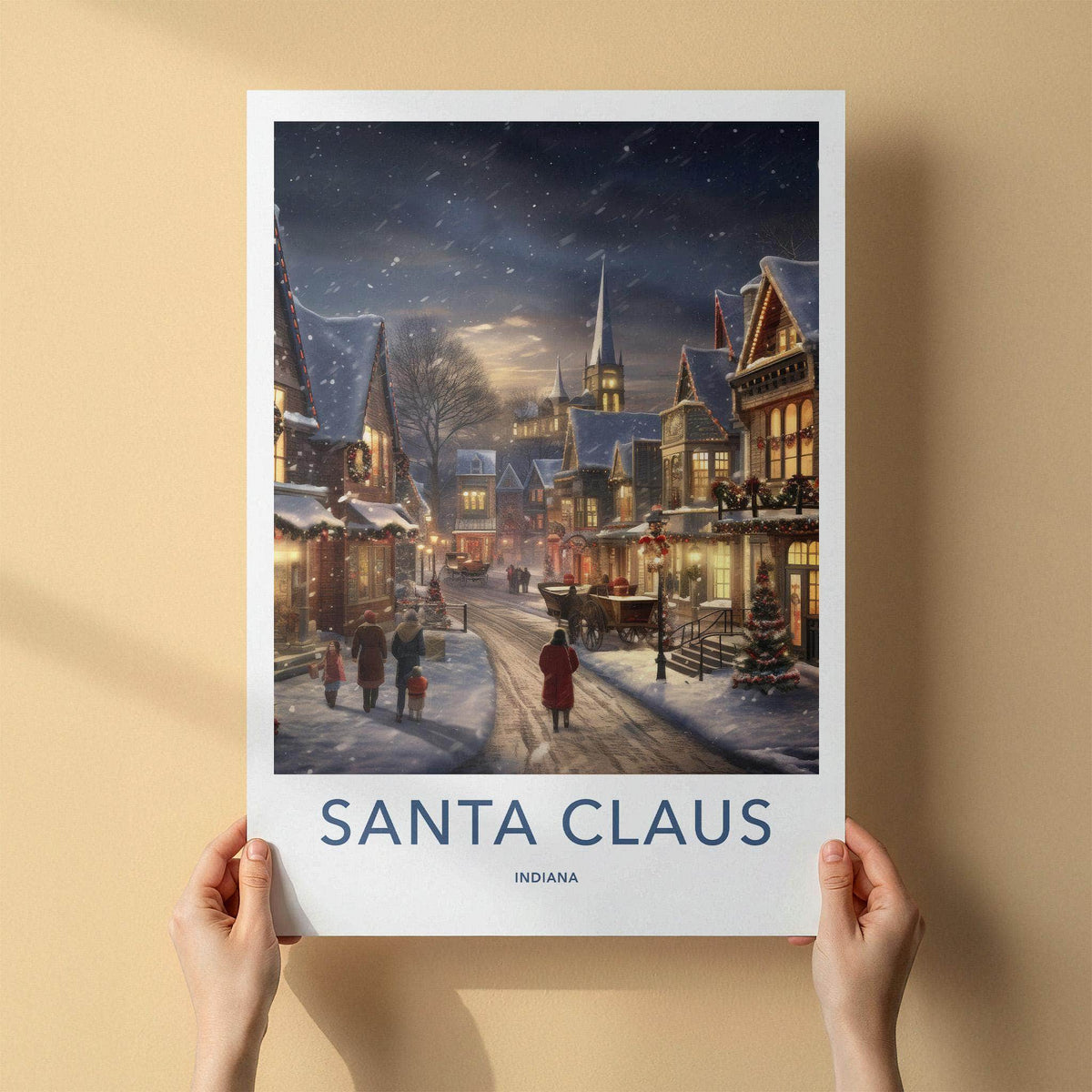 Santa Claus Poster - Indiana Wall Art