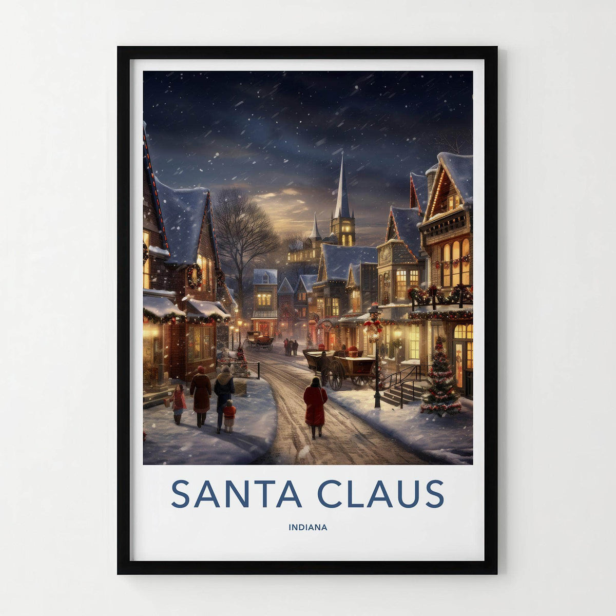 Santa Claus Poster - Indiana Wall Art